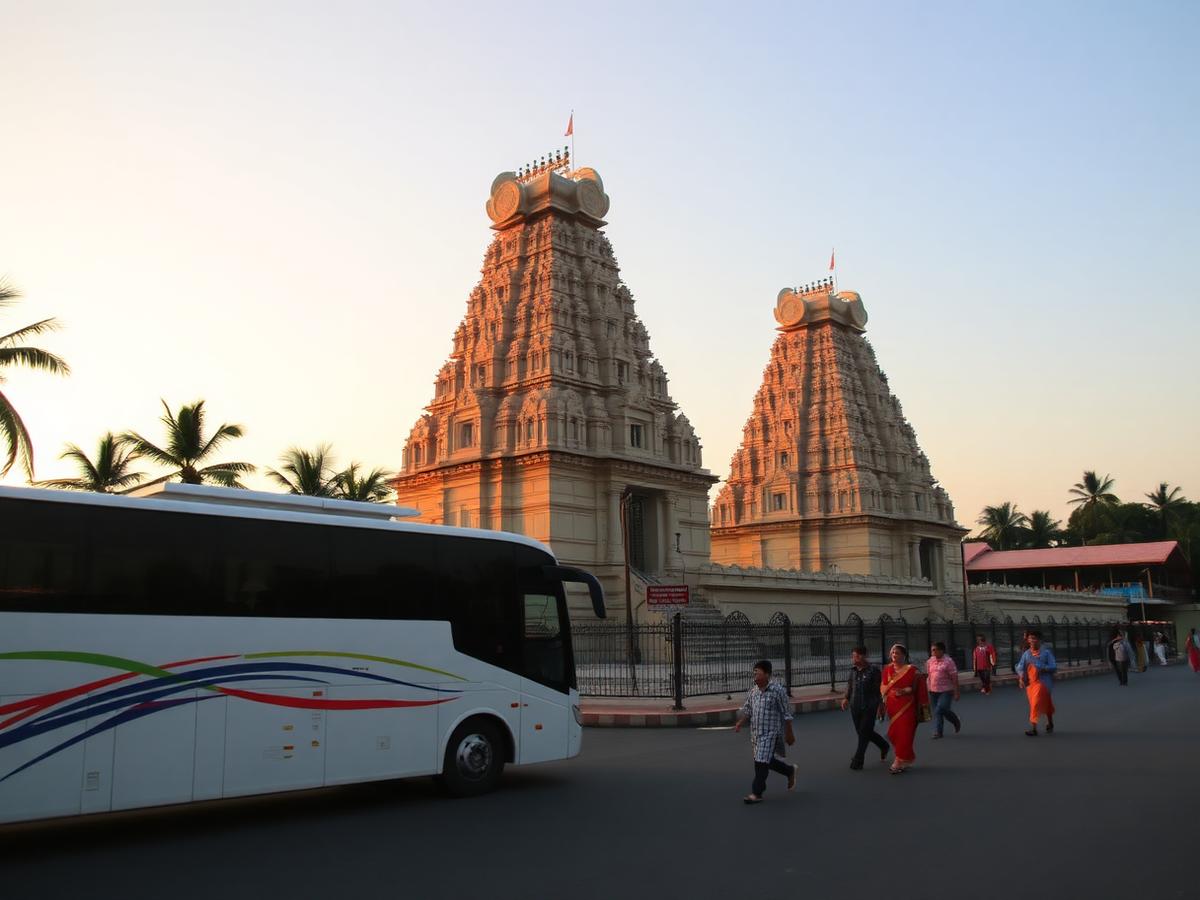 Temple tour pilgrimage trip